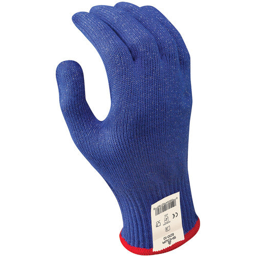 Cut resistant 10-gauge seamless cut-resistant engineered composite yarn enhanced wet grip ambidextrous blue ANSI CUT LEVEL 4/small - Caliber Tooling