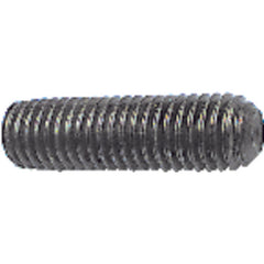 #8-32 × 1/8″ - Black Finish Heat Treated Alloy Steel - Socket Set Screws - Cup Point - Caliber Tooling