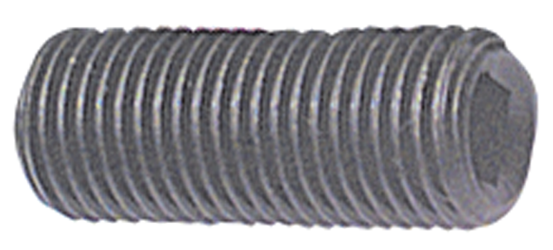 0-80 x 1/8 - Black Finish Heat Treated Alloy Steel - Socket Set Screws - Cup Point - Caliber Tooling