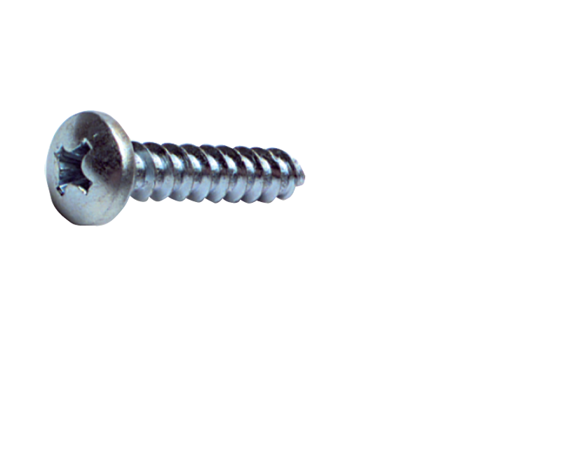 14 x 2-1/2 - Zinc Plated Heat Treated Alloy Steel - Sheet Metal Screws - Pan Phillips - Caliber Tooling