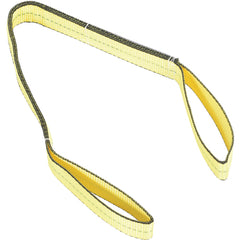 Poly Yellow Lift Web Sling 2″ × 4 Ft - Exact Industrial Supply