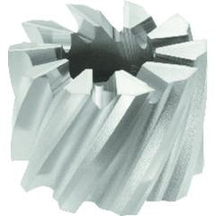 1-1/2 x 1-1/8 x 1/2 - HSS-T15 - Shell Mill - 8T - Uncoated - Caliber Tooling