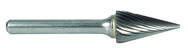 1/4 EdgeHog Conical Carbide Bur SM-3 Standard - Caliber Tooling