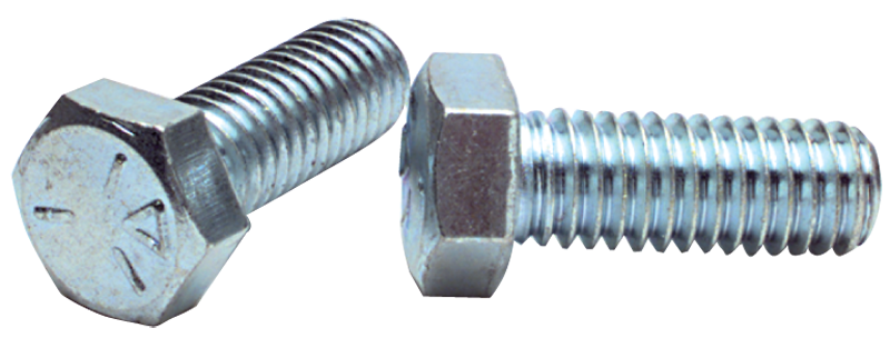 1-8 x 4-1/2 - Zinc Plated Heat Treated Alloy Steel - Cap Screws - Hex - Caliber Tooling