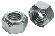 9/16-12 - Zinc / Bright - Nylon Insert Stop Nut - Caliber Tooling