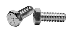 7/8-9 x 3 - Zinc / Yellow Plated Heat Treated Alloy Steel - Cap Screws - Hex - Caliber Tooling