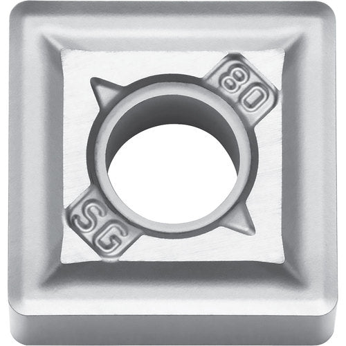 SNMG 432 SG SW05, 1/32″ Corner Radius, 3/16″ Thick, 1/2″ Inscribed Circle, WC/Co, 90 Degree Square, Turning Indexable Insert