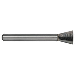 6.4mm EdgeHog Back Taper Miniature Carbide Bur SN-51M-D Std Alt. Diamond(Double) - Caliber Tooling