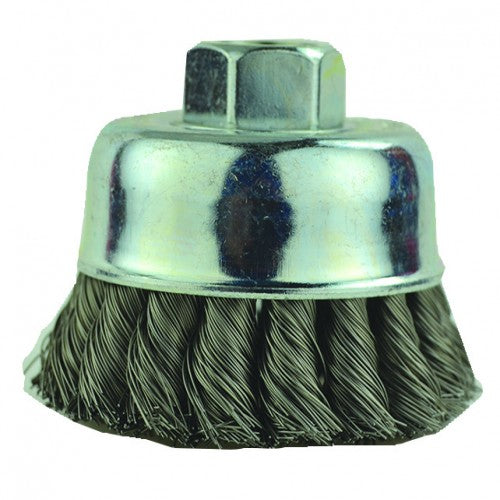 ‎2 3/4″ × 5/8″-11-0.014″ Wire - Cup Brush - Caliber Tooling