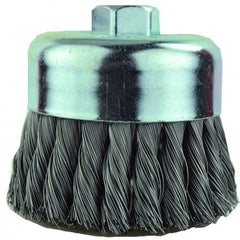 ‎4″ × 5/8″-11-0.020″ Wire - Cup Brush - Caliber Tooling