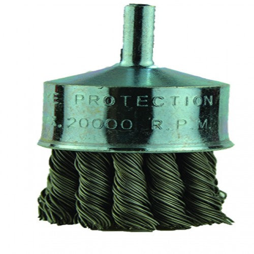 ‎1″ Diameter-1/4″ Shank-0.020″ Wire - End Brush - Caliber Tooling