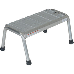 Aluminum Step Stand - 1 Step - Welded - Exact Industrial Supply