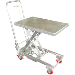 Stainless Steel Scissor Cart 200 lbs - Exact Industrial Supply