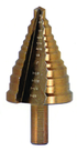 1/2 -1-1/8 -1-3/8 Cobalt Step Drill - Caliber Tooling