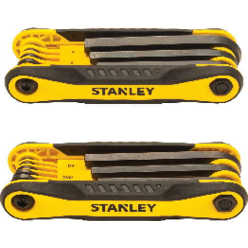 17PC FOLDING HEX KEY SET - Caliber Tooling