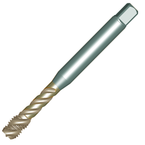 T300-XM100DF-1/4 C150 CoroTap 300 Cutting Tap with Sprial Flute UNF 1/4x28 (uncoated) Bright - Caliber Tooling