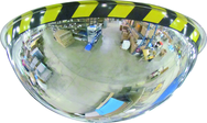 18" Full Dome Mirror With Safety Border - Caliber Tooling