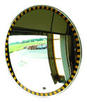 30" Outdoor Convex Mirror Safety Border - Caliber Tooling