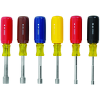 STANLEY® 7 Piece Vinyl Grip Metric Nut Driver Set - Caliber Tooling