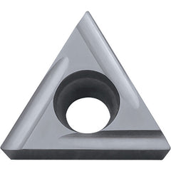 TCGT 221 U TN60, 1/64″ Corner Radius, 1/8″ Thick, 1/4″ Inscribed Circle, TiCN/NbC, 60 Degree Triangle, Turning Indexable Insert