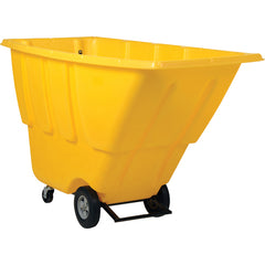 Medium Duty Tilt Truck 1 Cu Yd Yellow - Exact Industrial Supply