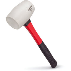 Tekton 16 Oz. White Rubber Mallet Fiberglass Handle - Caliber Tooling