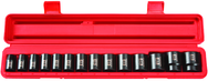 Tekton 1/2" Drive Shallow Impact Socket Set (Mm) - Caliber Tooling