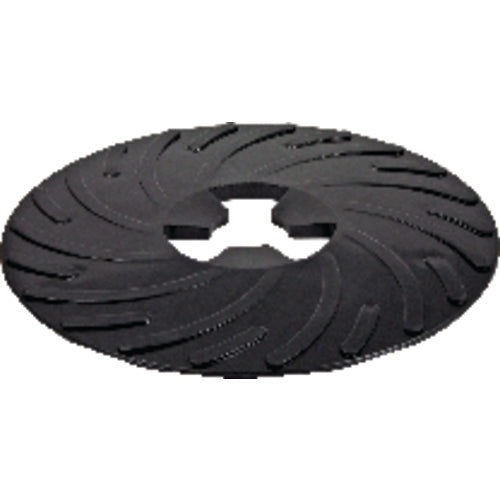 3M Disc Pad Face Plate Ribbed 81733 5″ Hard Black - Caliber Tooling