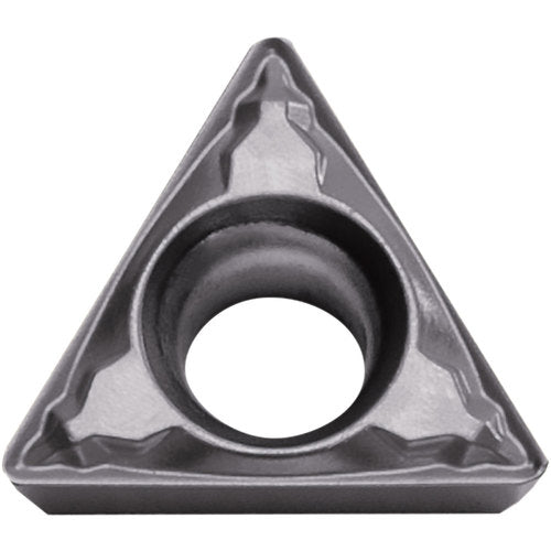 TPMX 221 WP PR1725, 1/64″ Corner Radius, 1/8″ Thick, 1/4″ Inscribed Circle, MEGACOAT NANO PLUS, 60 Degree Triangle, Turning Indexable Insert