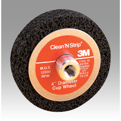 ‎Scotch-Brite Clean and Strip Cup Wheel 3″ × 5/8-11 7S XCS SPR 010543A