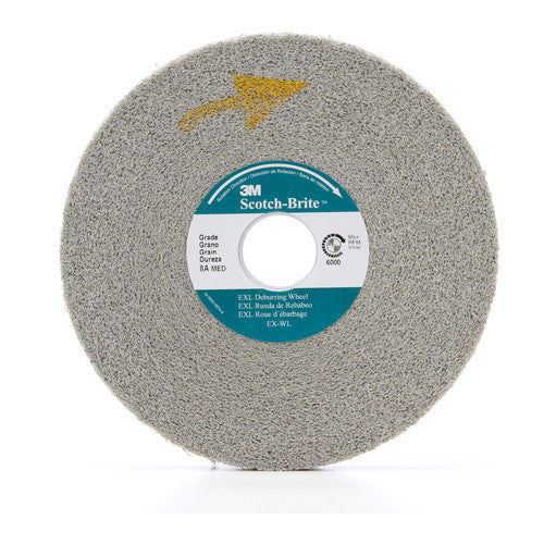 Scotch-Brite EXL Deburring Wheel XL-WL 9S Fine 6″ × 2″ × 1″