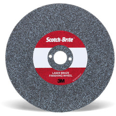 Scotch-Brite Laser Braze Finishing Wheel LB-UW 6″ × 3.5 mm × 1/2″