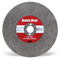 ‎Scotch-Brite EXL PRO Unitized Wheel EX-UW 8A Coarse 8″ × 4.2 mm × 1-1/2″