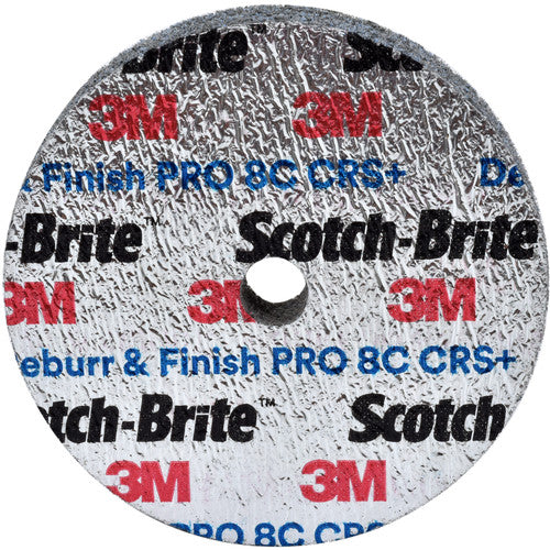 Scotch-Brite Deburr and Finish PRO Unitized Wheel 1″ × 1″ × 3/16″ 8C CRS+