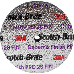 Scotch-Brite Deburr and Finish PRO Unitized Wheel 2″ × 1/4″ × 1/4″ 2S FIN