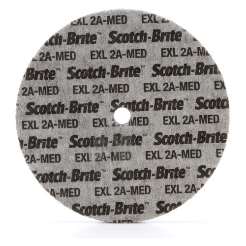 ‎Scotch-Brite EXL Unitized Wheel XL-UW 2A Medium 14″ × 1″ × 1-1/4″