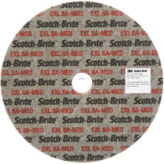 Scotch-Brite EXL Unitized Wheel 8″ × 1/2″ × 3″ 8A MED