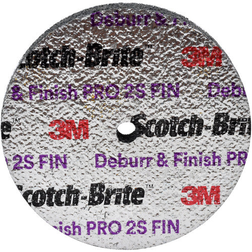 Scotch-Brite Deburr and Finish PRO Unitized Wheel DP-UW 8C Coarse+ 4″ × 1/4″ × 1/4″