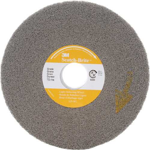 Scotch-Brite Light Deburring Wheel LD-WL 8S Fine 12″ × 1/2″ × 5″