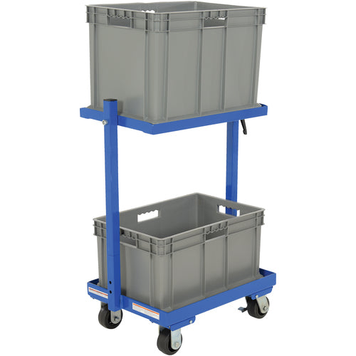 Multi-Tier Cart 2 Shelf 2 Basket 200 lb - Exact Industrial Supply