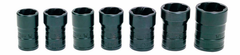 7 Pc. - 1/2" Drive Turbosocket Set - Metric - Caliber Tooling