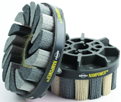 150mm x 18mm - 320 Grit - Nampower™ Nylon Abrasive Turbine Brush - Caliber Tooling