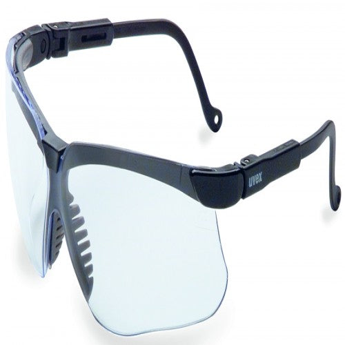 Genesis Black Frame - Clear HydroShieldÆ Anti-Fog Lens Safety Glasses - Caliber Tooling