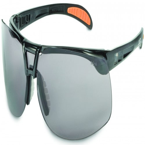 Protege Black Frame - Gray HydroSheildÆ Anti-Fog Lens Safety Glasses - Caliber Tooling