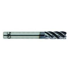 3/4 x 3/4 x 1-1/8 x 4 5Fl .030 C/R Carbide End Mill - TiALN - Caliber Tooling