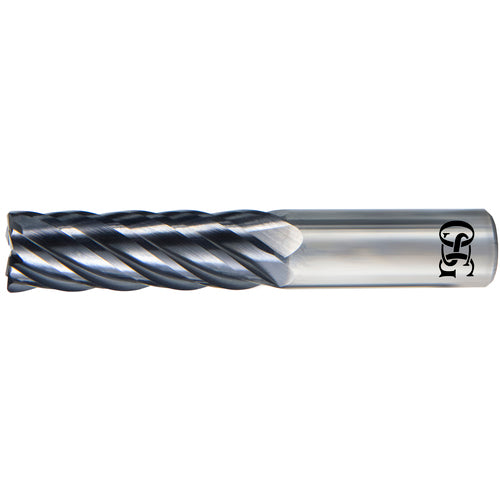 ‎VGM6-07500CR0.12-S - 3/4″ Dia. × 3/4″ Shank × 1-1/8″ DOC × 4″ OAL, Carbide, EXO, 6 Flute, 0.12″ Corner Radius, End Mill - Exact Industrial Supply