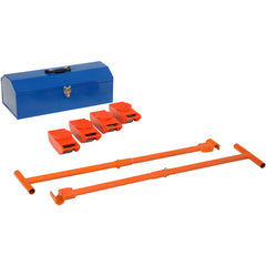 Steel Machine Roller Kit W/2000 lb Cap - Exact Industrial Supply