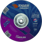 9X1/4 TIGER CERAMIC T27 GRIND WHL - Caliber Tooling