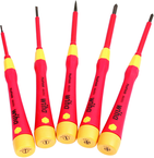 5PC PREC SLOTTED SCREWDRIVER SET - Caliber Tooling