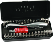 34PC COMPACT BIT SET W/REV RATCHET - Caliber Tooling